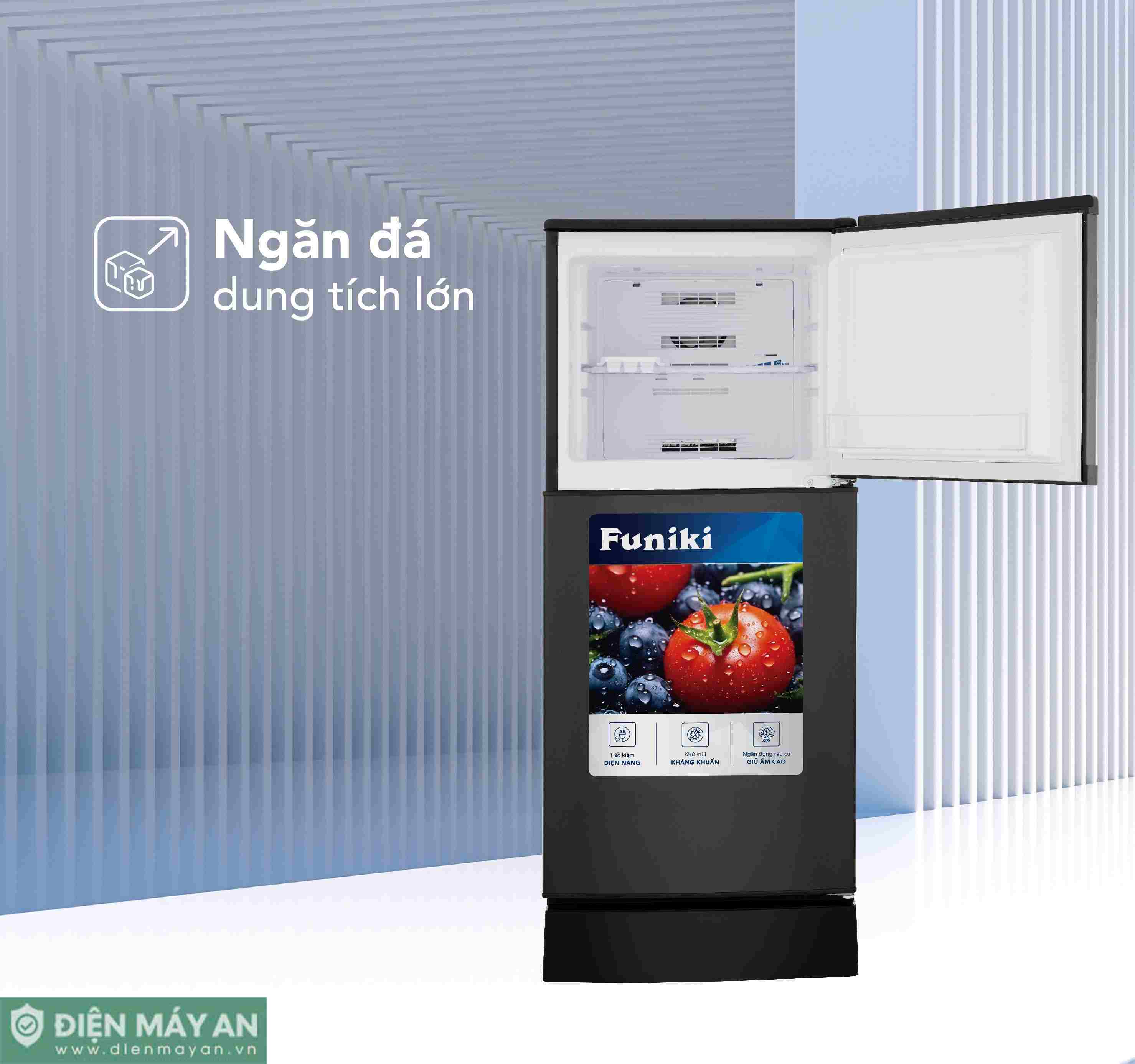 Tủ Lạnh Funiki 126 Lít FR-132CI.1 - ngăn đá